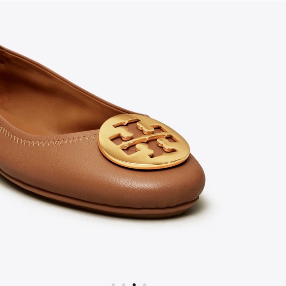 Tory Burch Minnie Travel Ballet with Metal Logo - Picture 4 of 6